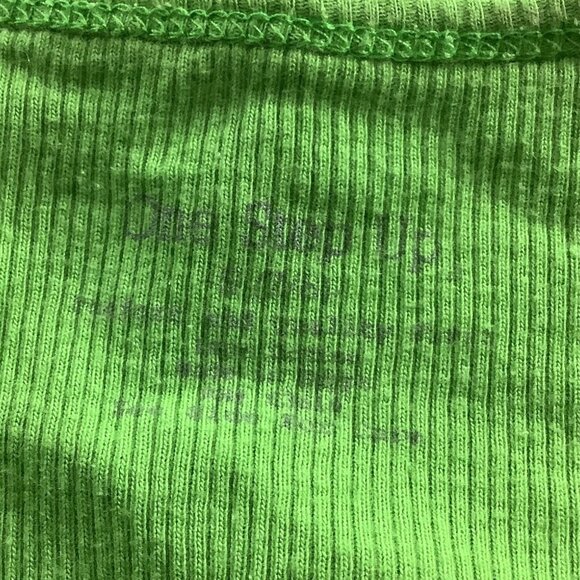 Girls Lot Of 3 Size 7/8 Green Stripe Tank Top T-Shirt & Capri Leggings - Picture 7 of 12